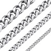 ChainsHouse Kihei Chain Necklace for Men, Silver, Surgical Stainless, Hypoallergenic,
