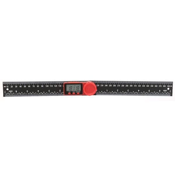 Digital Angle Protractor, 7.9 inches (200 mm) / 11.8 inches (300 mm), Speed Reading Digital Protractor, Stainless Steel, Ruler, Hold Function, 360 Degree Freely Adjustable, Angle Gauge, Digital