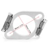 2.5in 63mm Steel Exhaust Flange Flat Oval Split Repair Replacement