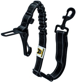 Hundefreund Dog Seat Belt for Car - Adjustable Safety Belt for Dogs with Shock Absorber - Extra Secure Seat Belt for All Car Types and Dog Breeds