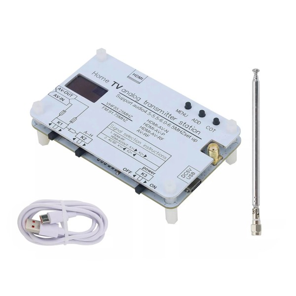 Universal Analog TVs Signal Transmitter Wireless RF Converter AV HDMI