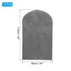 PATIKIL 43" Garment Bag, 3 Pack Breathable Suit Bag for