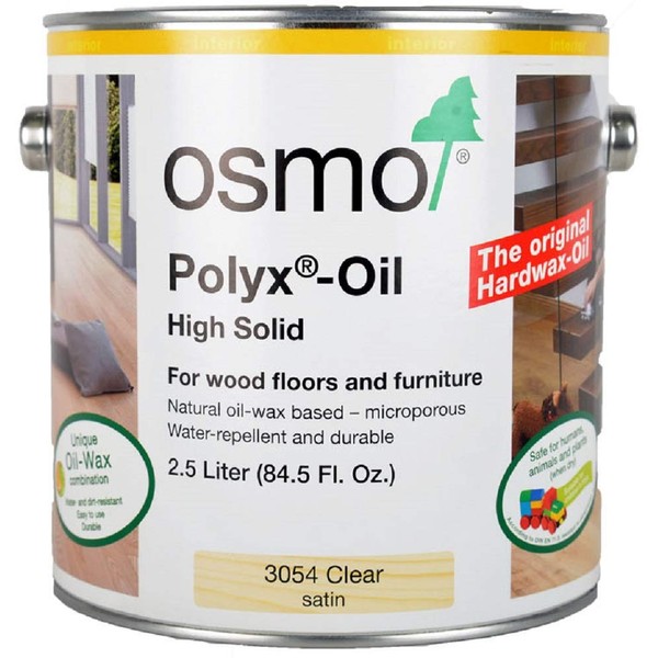 Osmo - Polyx-Oil - 3054 Clear Satin - 2.5 Liters