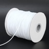 Wax Cord Round Environmental Protection for Leather Sewing HandKnitting Necklace(White