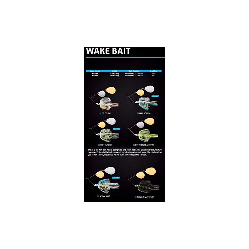 WAR EAGLE Wakebait 1/2 Oz We12Wb-19