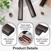uxcell 1 Pair Calligraphy Paper Weights, 11.8" Wooden Paperweight Desk