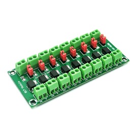 Hailege 2pcs PC817 8 Channel Optocoupler Insulation Module 817 Voltage Insulation Voltage Converter Module 3.6-30V Light Cabinet Insulated Module (2/4/8 Channel Optional)