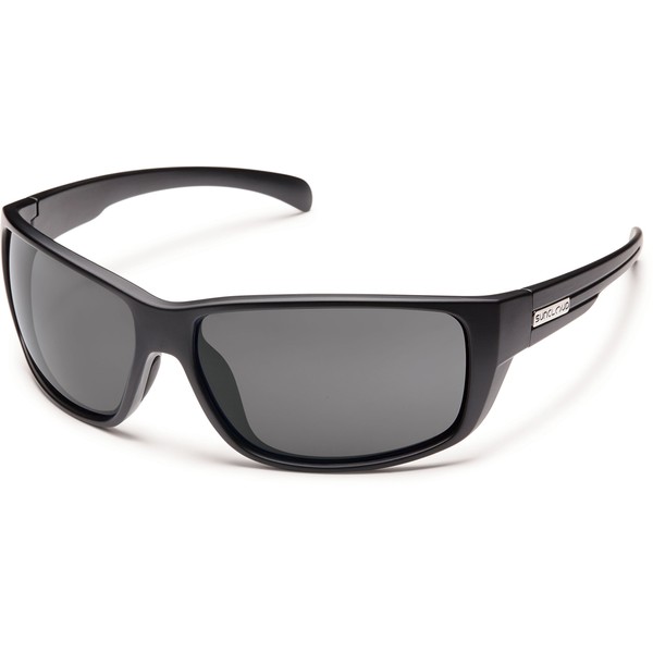 Suncloud Polarized Sunglasses Milestone in Matte Black with Grey Lens