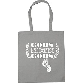 Hippowarehouse Gods Recognise Gods Tote Shopping Gym Beach Bag 42cm x38cm, 10 litres