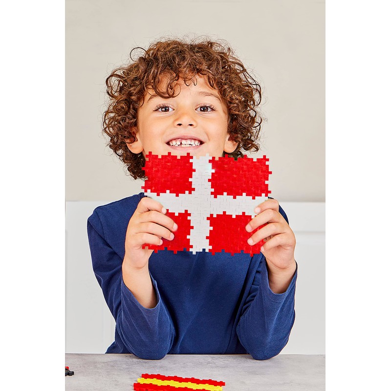 Plus-Plus 3932 Ingenious Construction Toy, Flags of All World, Creative