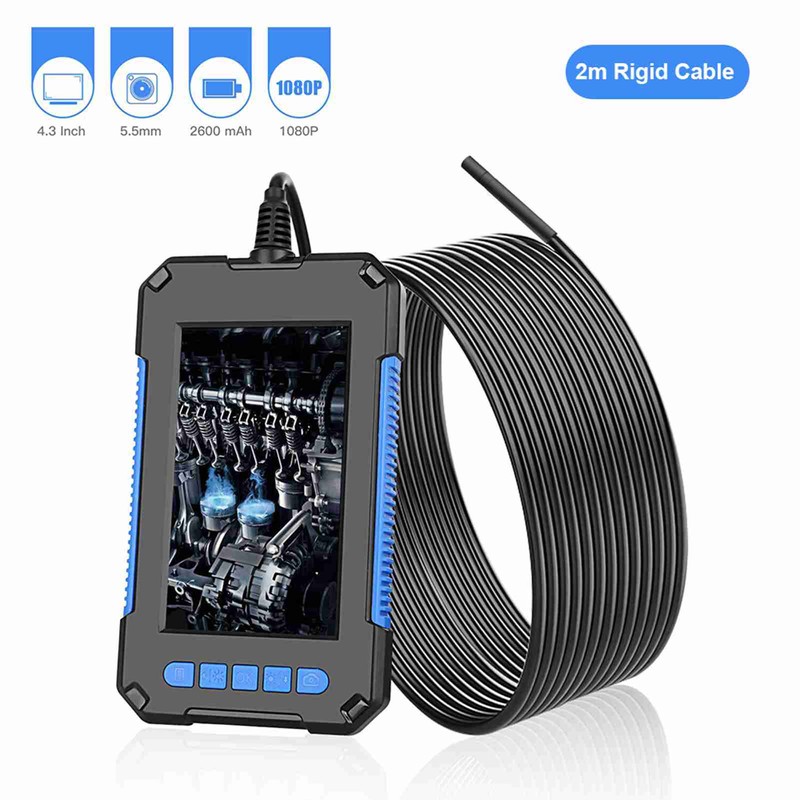 P40 Portable Handheld Industrial Endoscope Borescope Inspection Camera IP67 Waterproof
