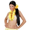 Widmann 94172 Hair Scrunchie with Flower, Yellow, Hair Band, Accessory,
