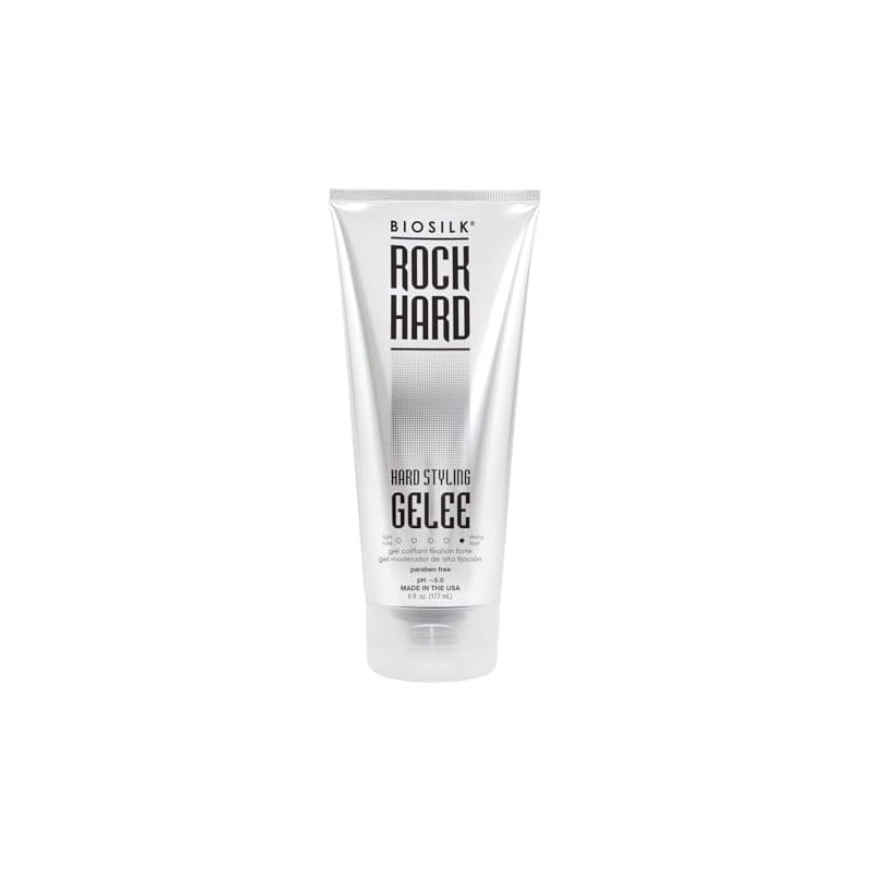 BioSilk Rock Hard Gelee Firm Hair Hold, 6 Ounce