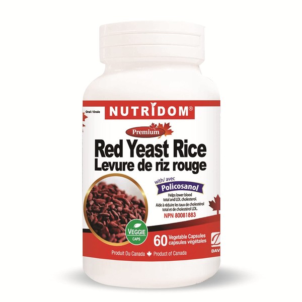 Nutridom Red Yeast Rice with Policosanol 60 Vcaps
