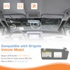 Hurotoms Right Passenger Side Sun Visor Without Light for Toyota