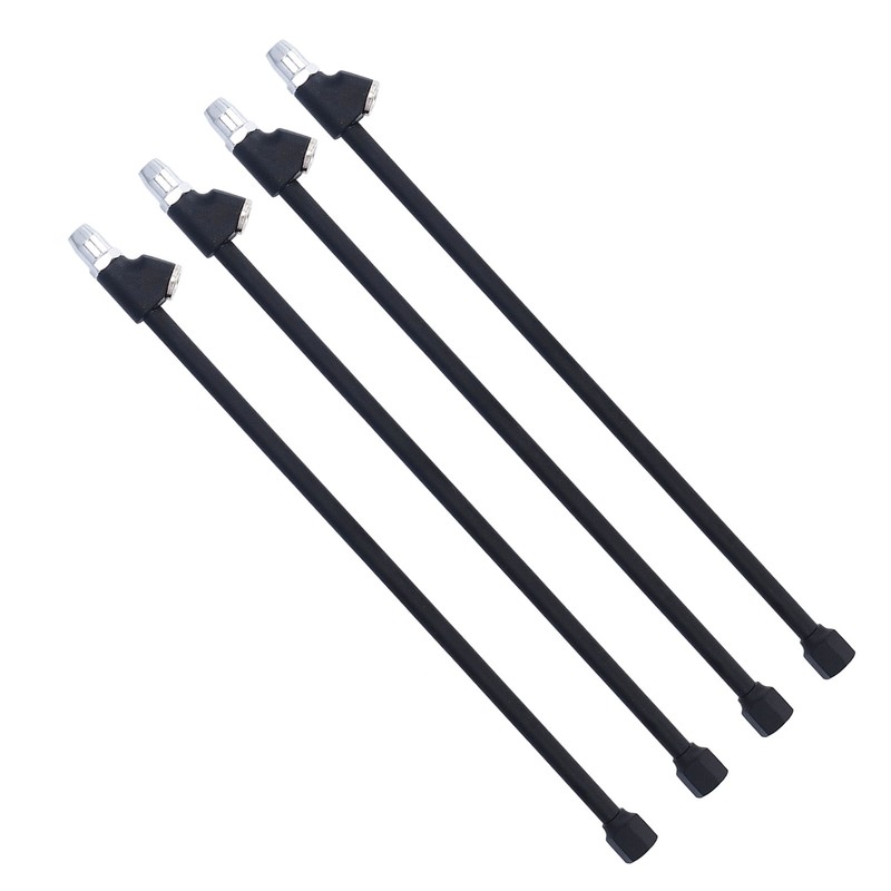 4PCS 14 Inch Air Chuck 1/4in FNPT Extended Reach Straight