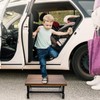 ZAVOOS Wood One Step Stool, Anti-Slip Bed Steps Stool for