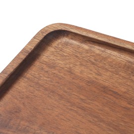 Bathroom Vanity Tray, Bathroom Tray for Counter, Toilet Tank Tray, Wood Bathroom Tray for Organizing and Home Decor (7.9 x 5.1 x 0.8 inch)