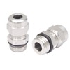 Biaungdo 4 Pack NPT 1/4" Cable Gland Waterproof, Stainless Steel
