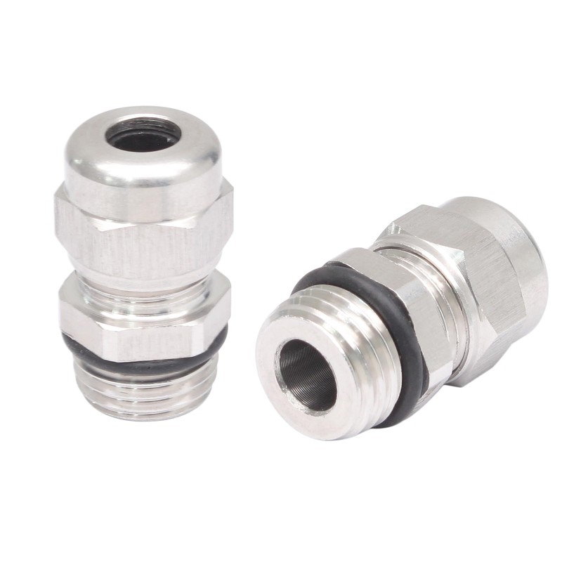 Biaungdo 4 Pack NPT 1/4" Cable Gland Waterproof, Stainless Steel