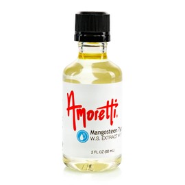 Amoretti - Mangosteen Type Extract Water Soluble 2 oz - Highly Concentrated & Perfect For Pastry, Savory, Brewing, and more, Preservative Free, Vegan, Kosher Pareve, Keto Friendly