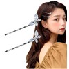 Herbeluemily HM-0177-R03-SVBF Bijou Hair Clip, Bangs Pin, Hair Clip, Bijou