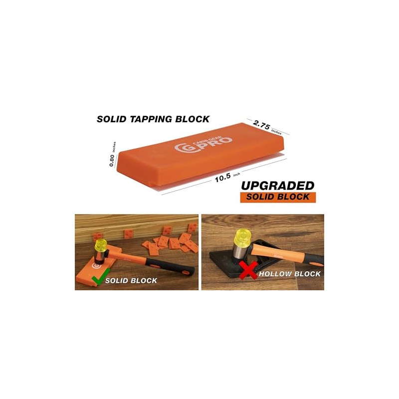 Carib Gear Pro Professional Laminate Flooring Tools Installation Kit with