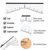 50Pcs Eyebrow Ruler, Disposable Eyebrow Stencils for Women Brow Mapping