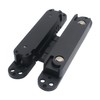 4-Pack 6 inch Hidden Door Hinges Heavy Duty Black, Invisible