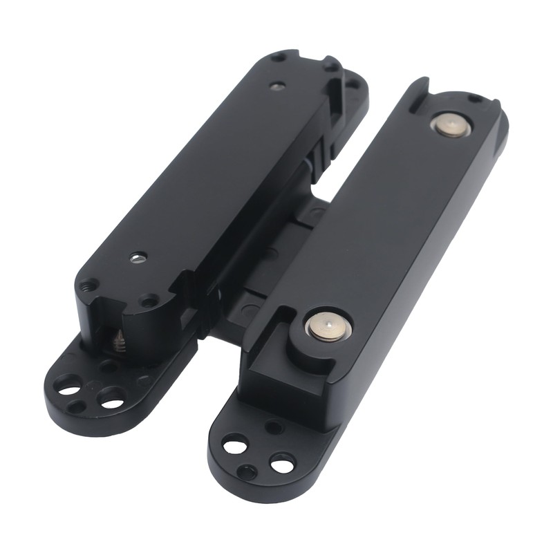 4-Pack 6 inch Hidden Door Hinges Heavy Duty Black, Invisible