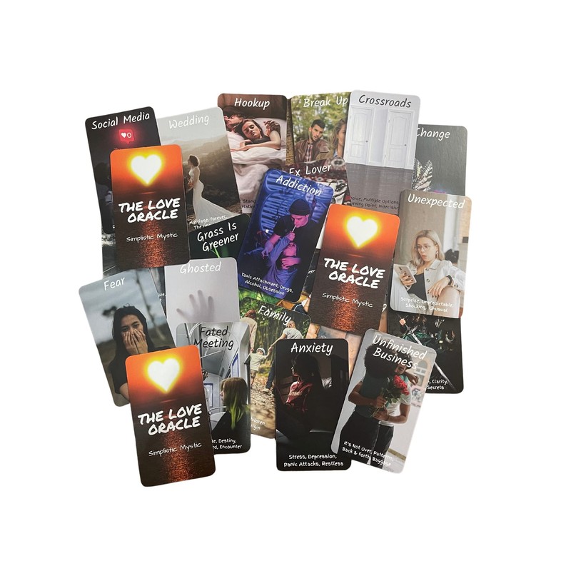 Simplistic Mystic The Love Oracle: A 54 Card Oracle Deck