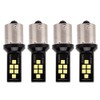 4pcs 12SMD LED White Lights Car Bulb Brake Stop Turn