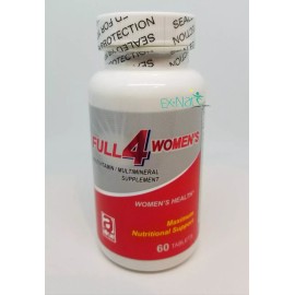 ALLNUE NATURAL FULL 4 WOMEN'S 60 TABS MULTIVITAMIN MULTI-MINERAL SUPPLEMENT NUTRITIONAL SUPPORT