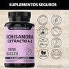 Beyond Vitamins | Schisandra Extracto 4:1 500mg, Cápsulas VCaps veganas,