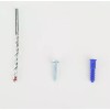Everbilt #10-12 x 1-1/4 Blue Ribbed Plastic Drywall Anchor Kit