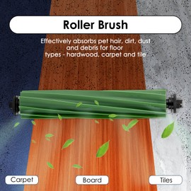 (9 Pack) Roomba Plus 505 Combo Replacement Parts for iRobot Roomba Plus 505 Combo robot/Roomba Plus 405 Combo Robot Vacuum, 1 Roller Brush, 2 Dust Bags, 2 Mop Pads, 2 Side Brushes, 2 HEPA Filters