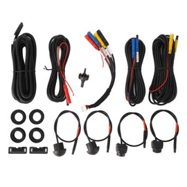 360 Panoramic Car Camera, Right Left Front Rear Panoramic Surround View AHD Panoramic View (with HD Footage), IP68 Waterproof Rear View Camera for Android Auto Radio Night Vision 7 (1080P)