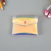 Holographic PVC Bag Pouch Small 10x8cm DD-12075 / 홀로그램 PVC 백 파우치 소형 10x8cm DD-12075