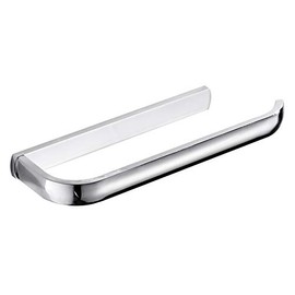 Flybath Towel Ring Brass Bathroom Kithchen Hand Towel Holder Rail Hanger Wall Mounted Polished Chrome, 29.5 Cm / 12 Inch