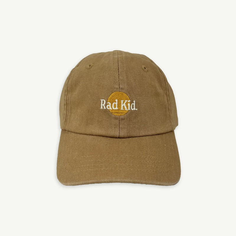 Banabae Kids Washed Baseball Cap - Rad Kid Desert Sand,