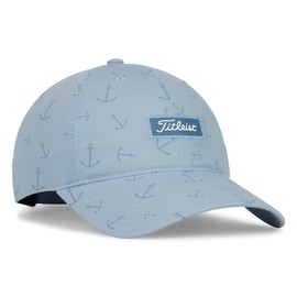 Titleist Women's Charleston Prints Golf Hat Light Blue One Size Fits Most