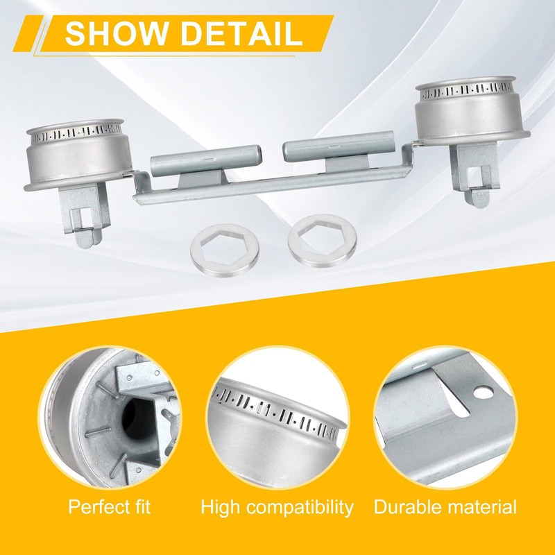 Double Burner Kit WB16K10026 WB29K17 Gas Range Double Burner Assembly