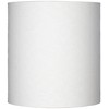 White Tall Linen Large Drum Lamp Shade 14" Top x