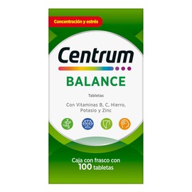 Centrum Multivitamínico Balance Frasco con 100 tabletas