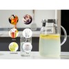 Purefold Glass Pitcher with Lid, 81oz Heat Resistant Water Jug