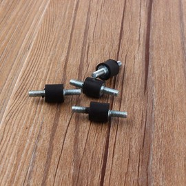 M4 10 * 10mm Anti-Vibration Rubber Mounts, 4 PCS Shock Absorber Air Compressor Pump Anti Vibration Rubber Mount Shock Dampe