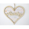 Aunty Wooden Heart Gift Plaque