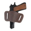 Barsony Quick Slide Gun OWB Brown Leather Holster for Taurus