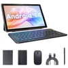 2 in 1 Tablet with Keyboard Case Mouse Stylus, 10