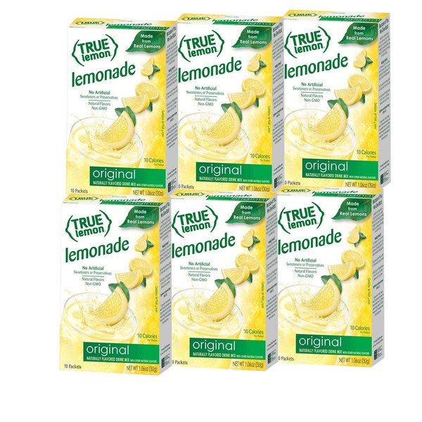 True Lemon Original Lemonade, 10 count - 6 Pack
